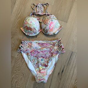 Victoria Secret Paisley Bikini Set